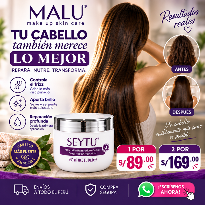 MASCARILLA REPARADORA Y ALISADORA CAPILAR